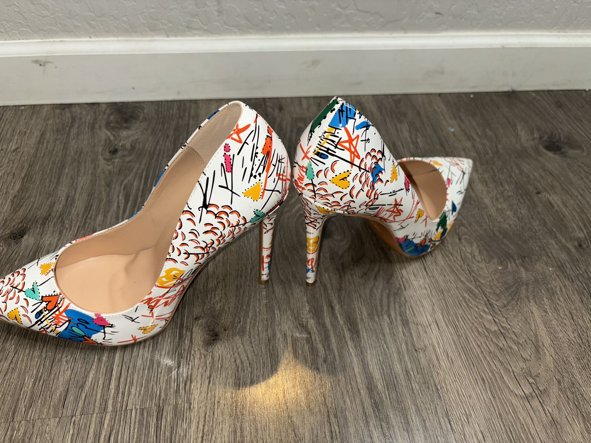 Colorful Heels Size 12W