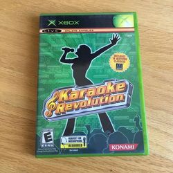 Original XBOX Live Karaoke Revolution Game with case and booklet