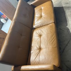 Love Seat Leather Sofa 