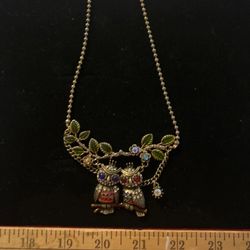 Betsey Johnson Owl Necklace