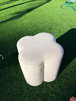 Beige ottoman