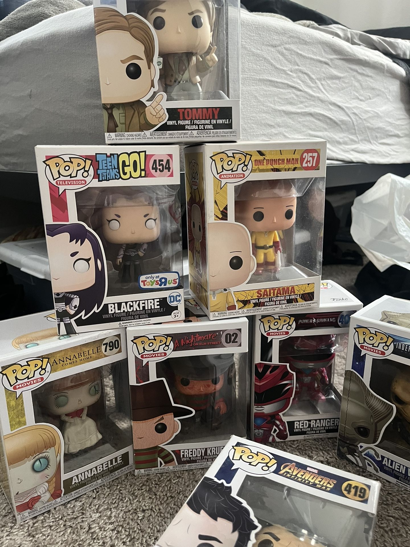 Various Funko Pops (message for Price)
