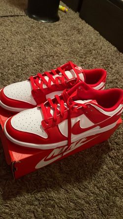 Red White Nike Dunks