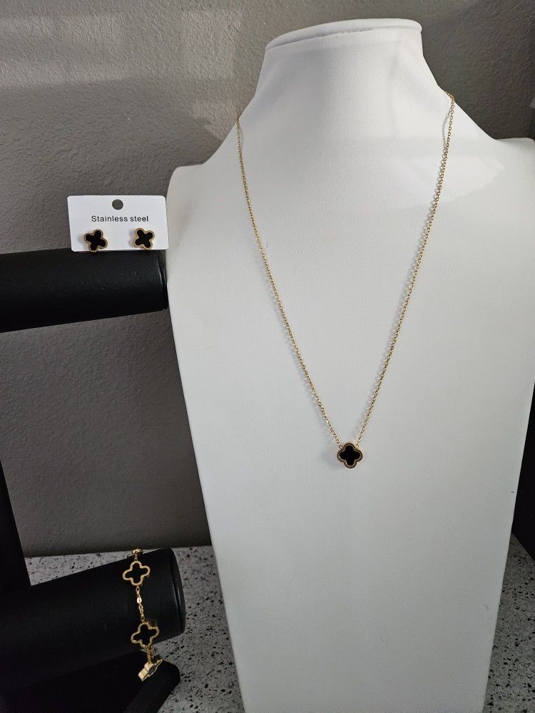 Bracelet, Earings, Necklace