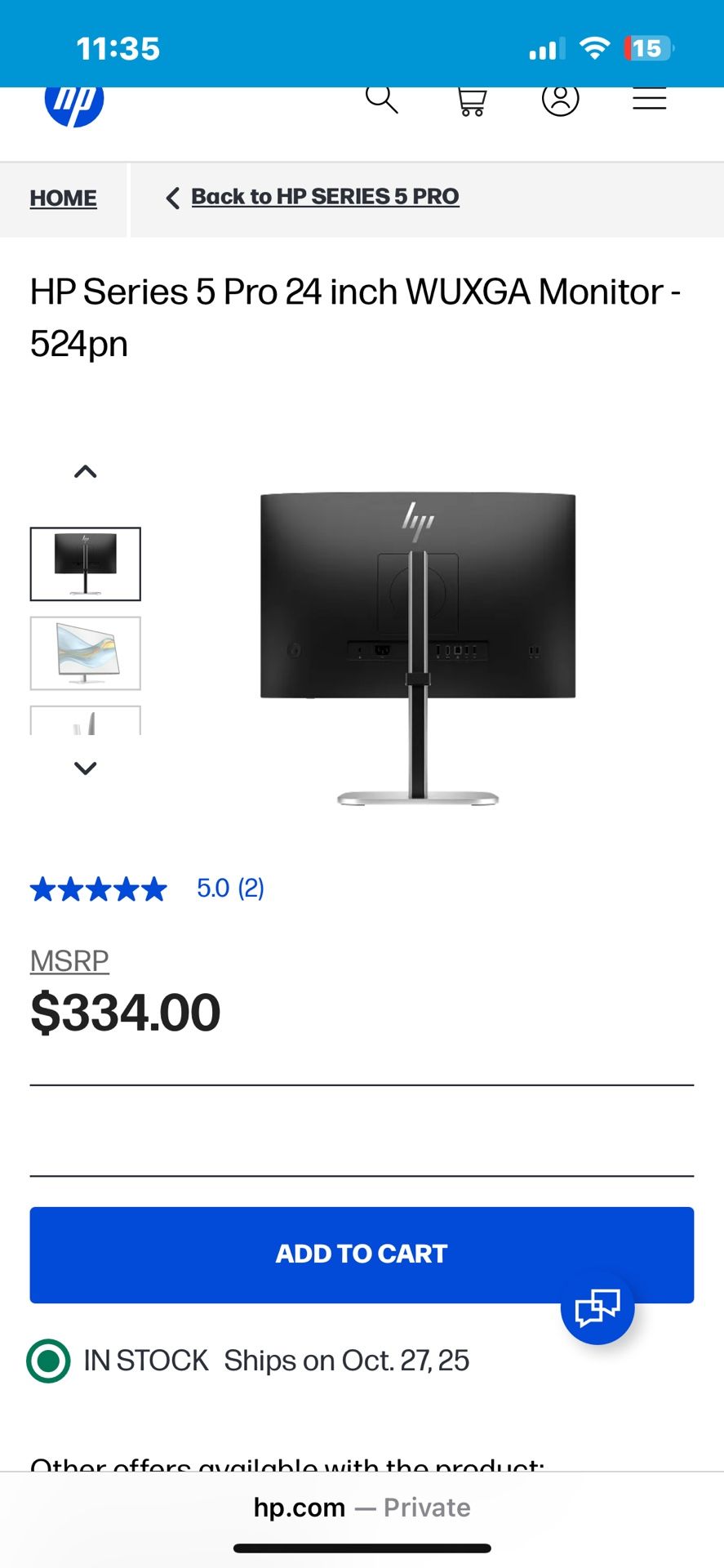 Brand New Hp Monitor