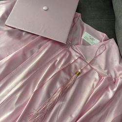 Pink Cap And And Gown