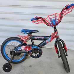 Bicicleta De Spiderman Para niño.