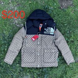 ($200) Gucci / North Face Puffer Jacket