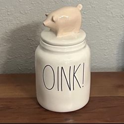 Rae Dunn Farmline Pink Canister
