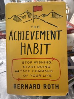 Almost new book The Achievement Habit by Bernard Roth