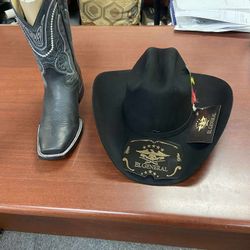 Combo de botas y Texana marca Él General
