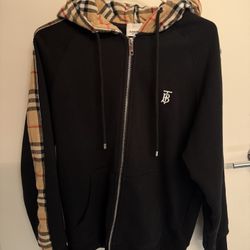 Burberry Zip Up Size Medium