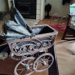 Vintage Baby Buggy Hand Crafted Novelty