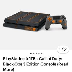 1TB PS4 CALL OF DUTY 3 BLACK OPPS ADDITION 