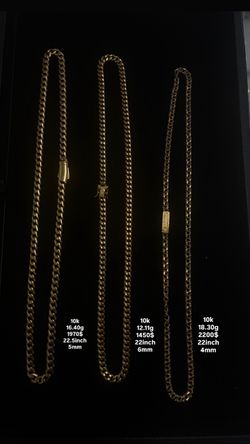 Gold chains