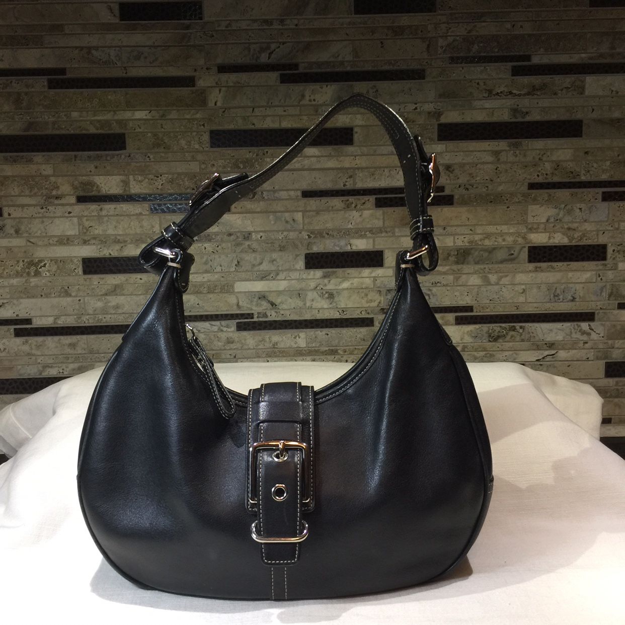 Vintage Coach Hampton Hobo Shoulder Bag