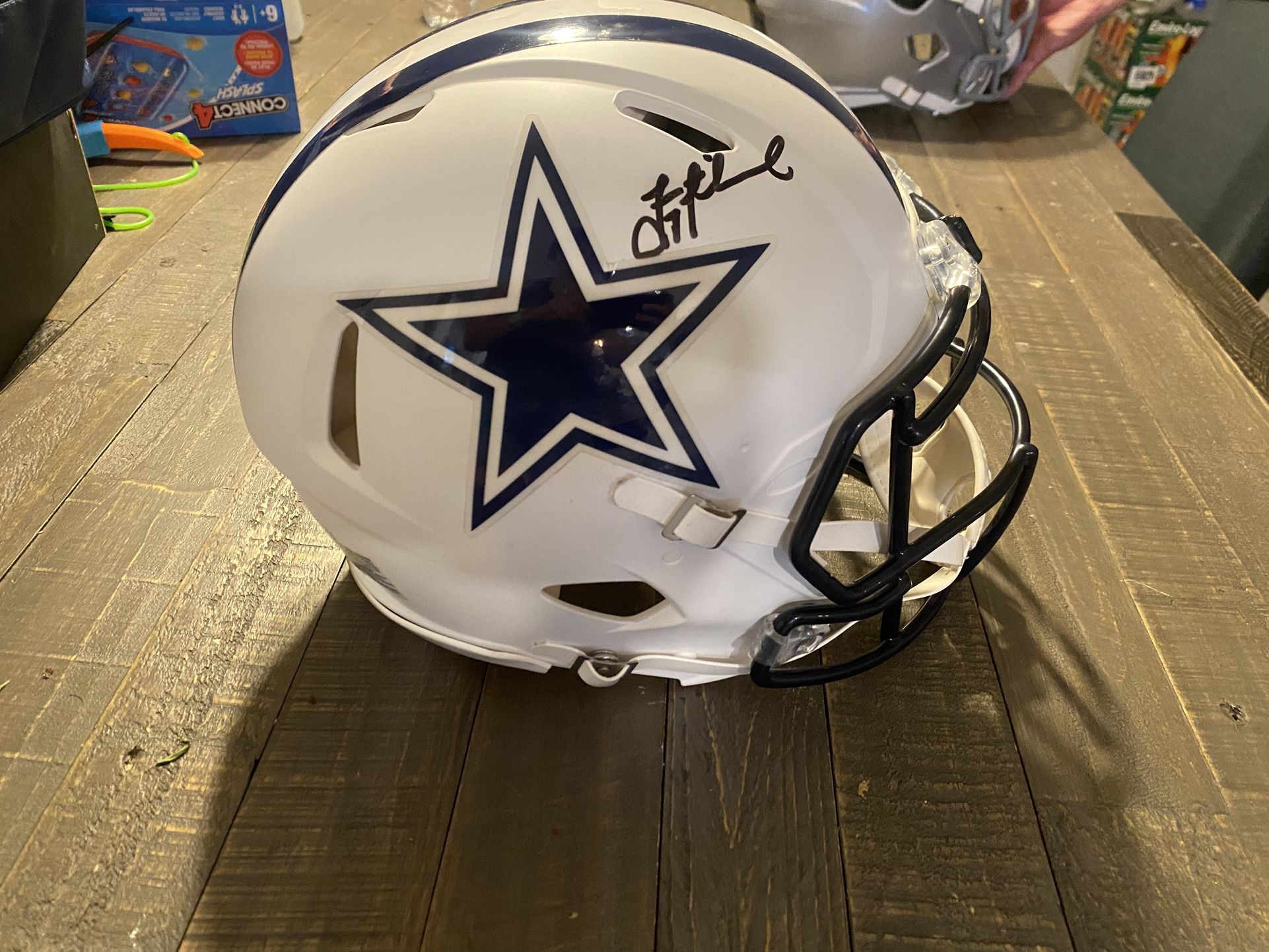 Cowboys Troy aikmn Signed Helmet