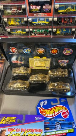 Racing Champions 24K Gold McDonald's NASCAR 5-Car Set
