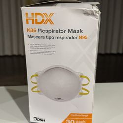 HDX N95 Respirator Masks – 26 pcs (NIOSH Approved)