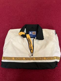 Vintage (1990’s) Pittsburgh Penguins Adult Large Pullover Windbreaker 🐧 🏒🥅