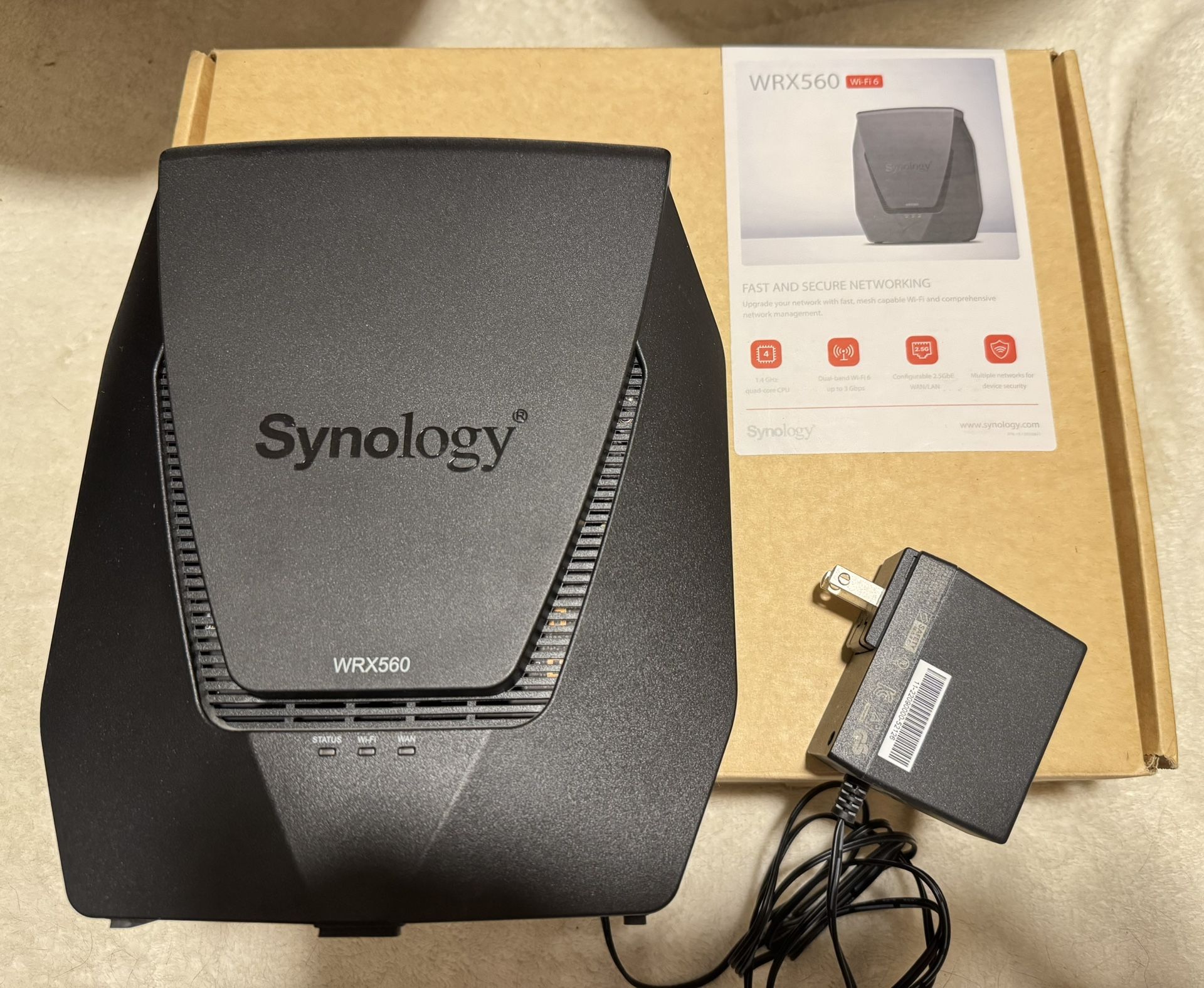 SYNOLOGY WRX560 Wi-Fi 6 Router