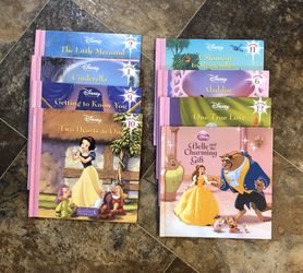 8 Disney princess books