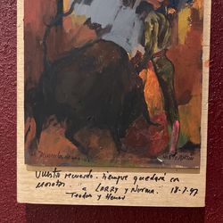 Original Painting By Artist TEODORO NIETO ANTON - “Recuerdos de una vida”