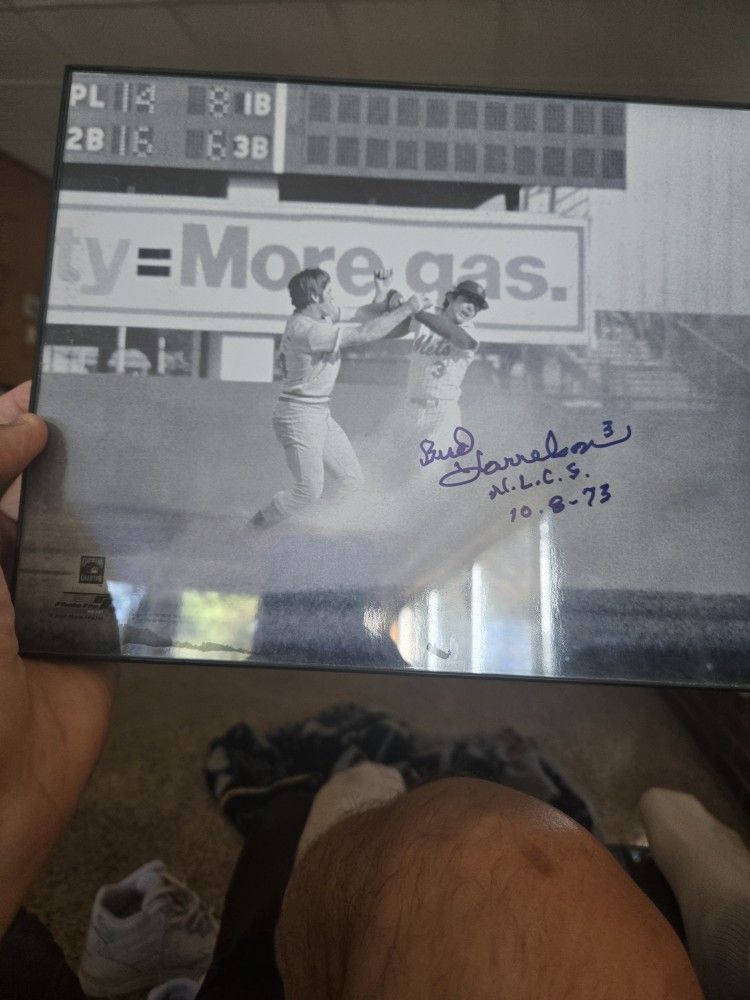 Bud Harrelson Famous Nlcs Playoff Photo