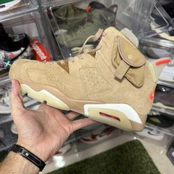 Jordan 6 British Khaki 10.5 Travis Scott