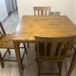 Dinning Table With Chairs For 4 People 
