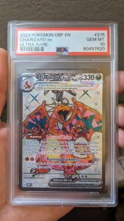 Pokemon Charizard 215 PSA 10