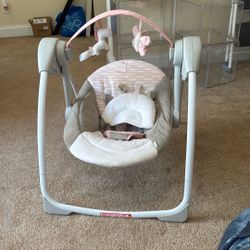 Unicorn Baby Girl Swing