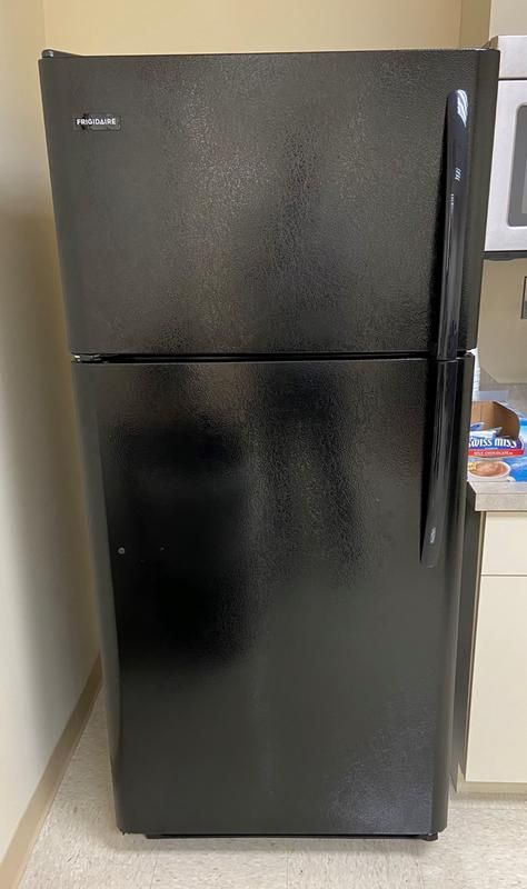 Black Top And Bottom Fridge 