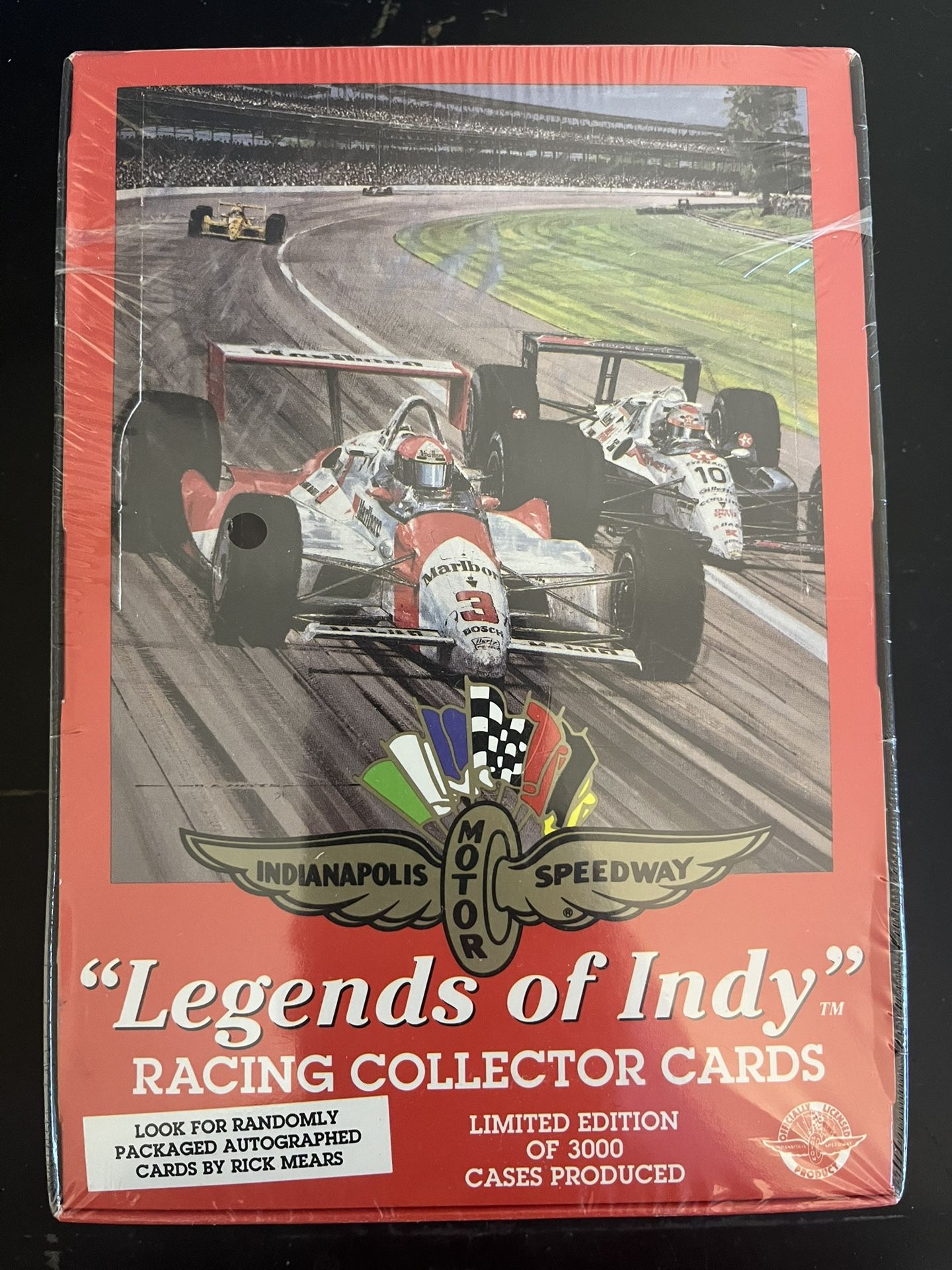 1992 “Legends of Indy” Racing Collector Cards Box