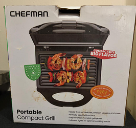 Title: Chefman Portable Compact Nonstick Grill