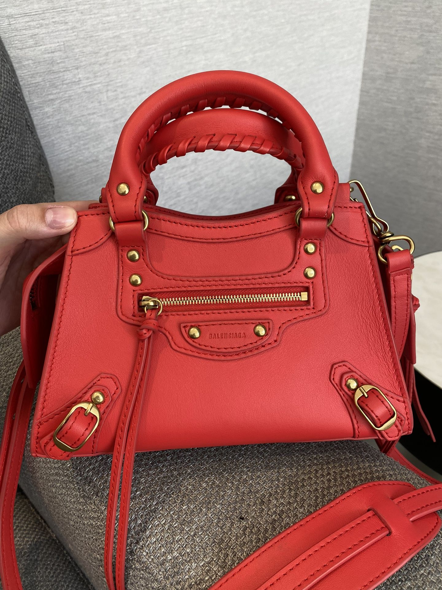 Neo classic city Balenciaga bag in Red leather for Sale in New York, NY OfferUp