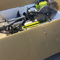 Ryobi 10 In Sliding Compound Miter Saw 