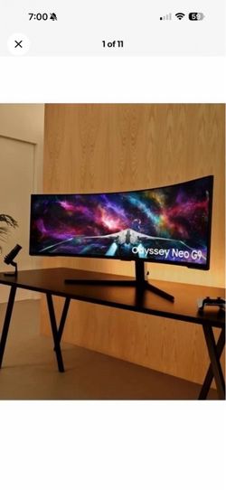 Large Samsung - 57" Odyssey Neo G9 Dual 4K UHD Quantum Mini-LED - $1300 off retail