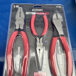3 Piece Cutting Pliers Set