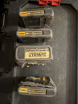 dewalt batteries