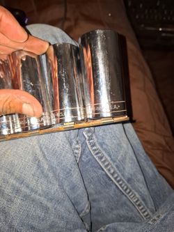 S-k made in the usa vintage I have the set and the metal rack fornthem the original that came with it only missing the 40816 I think