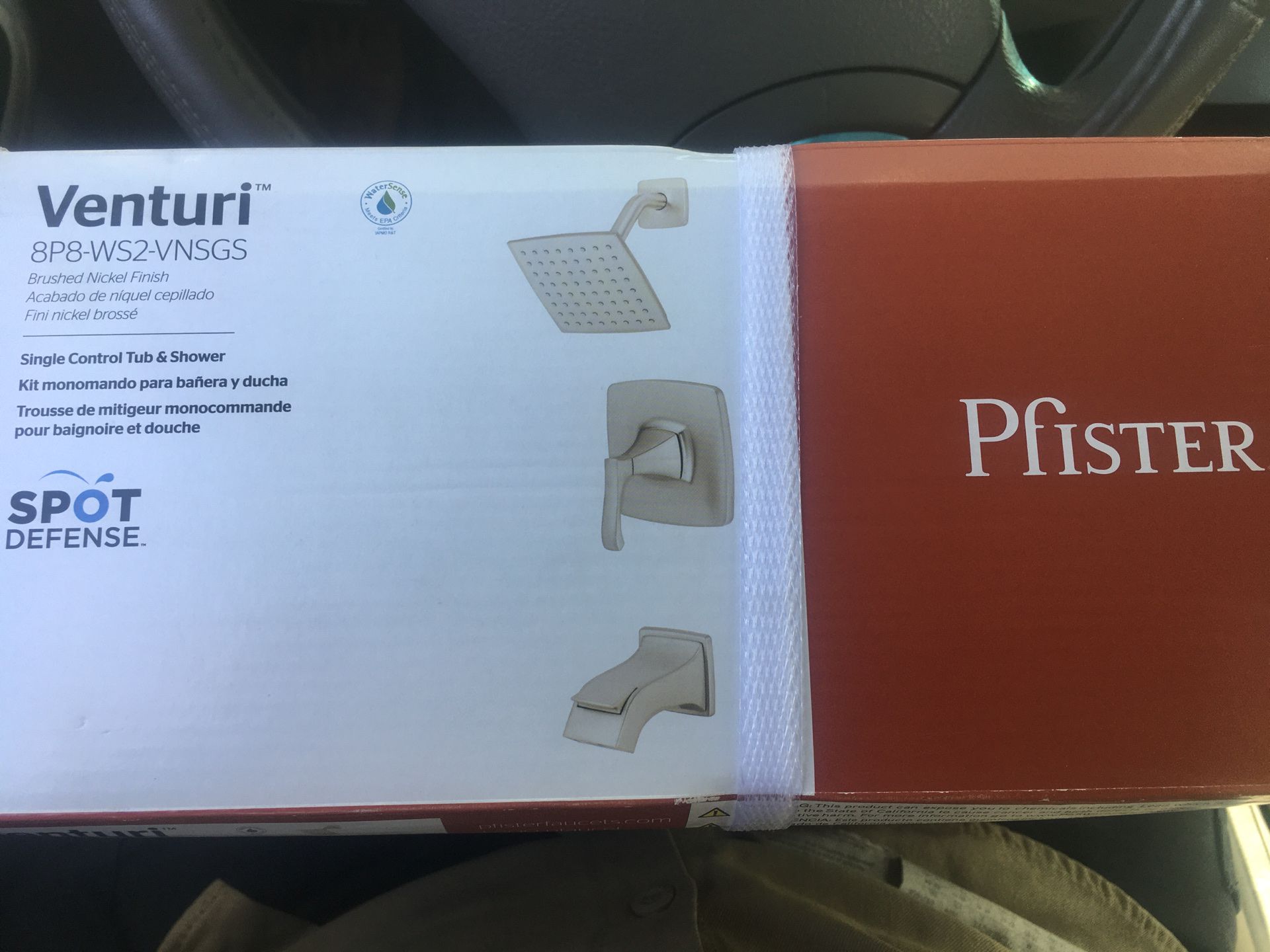 Pfister, single control tub and shower kit