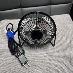 Small Desktop Size Electric Fan