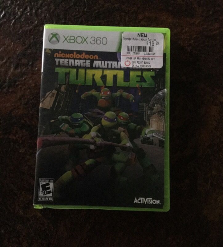 TMNT Xbox 360 game