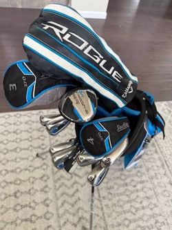 COMPLETE GOLF SET Callaway Rouge Driver & Tour Edge Bazooka 370 Irons