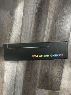RGB gaming mouse pad