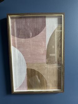 Set Of 2 Abstract Framed Art