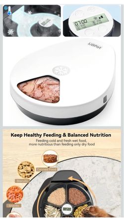 UBPET Cat Wet Food Automatic Feeder with Cooling system