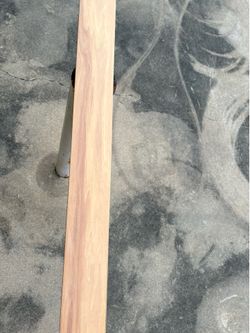 New raw wood flooring