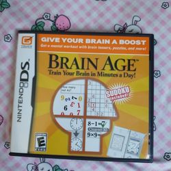 Brain Age For Nintendo Ds 